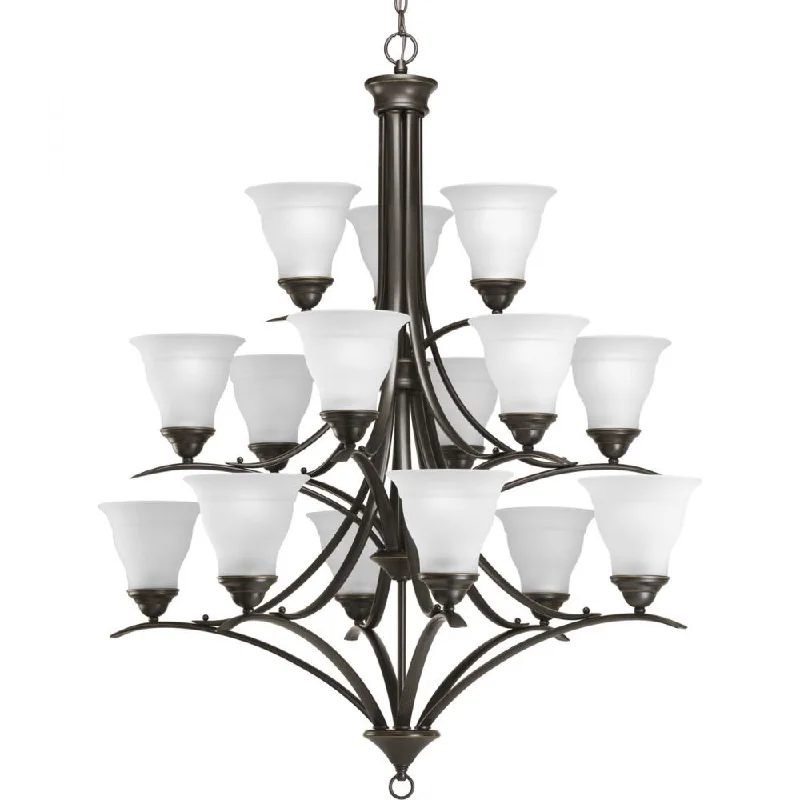 Chandeliers with Metal Frames in Copper FinishChandeliers with Metal Frames in Copper FinishP4365-20 15-75W MED CHAND Chandeliers with Metal Frames in Copper FinishChandeliers with Metal Frames in Copper FinishP4365-20 15-75W MED CHAND