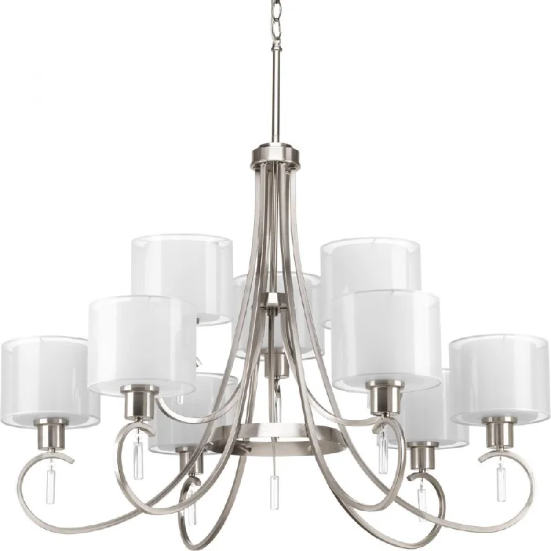 Chandeliers with Colored Glass for a Splash of ColorChandeliers with Colored Glass for a Splash of ColorP4697-09 9-100W MED Chandelier Chandeliers with Colored Glass for a Splash of ColorChandeliers with Colored Glass for a Splash of ColorP4697-09 9-100W MED Chandelier