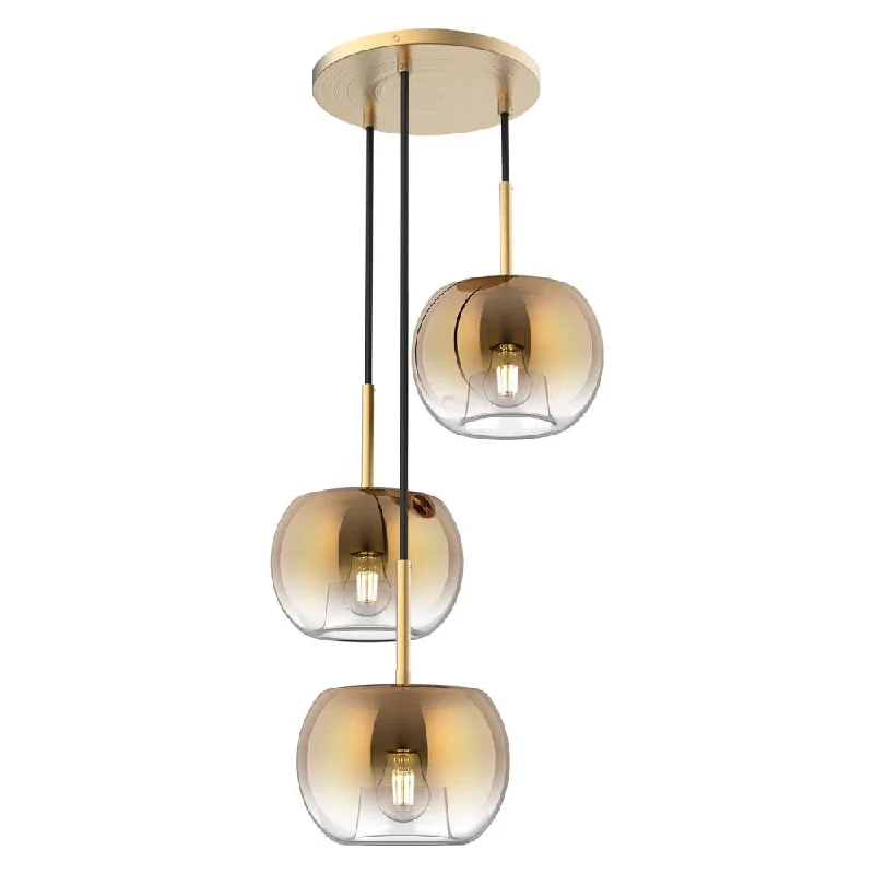 Chandeliers with Sputnik - Style Design for a Futuristic VibeChandeliers with Sputnik - Style Design for a Futuristic VibeSamar 14-in Brushed Gold/Copper 3 Lights Chandeliers Chandeliers with Sputnik - Style Design for a Futuristic VibeChandeliers with Sputnik - Style Design for a Futuristic VibeSamar 14-in Brushed Gold/Copper 3 Lights Chandeliers