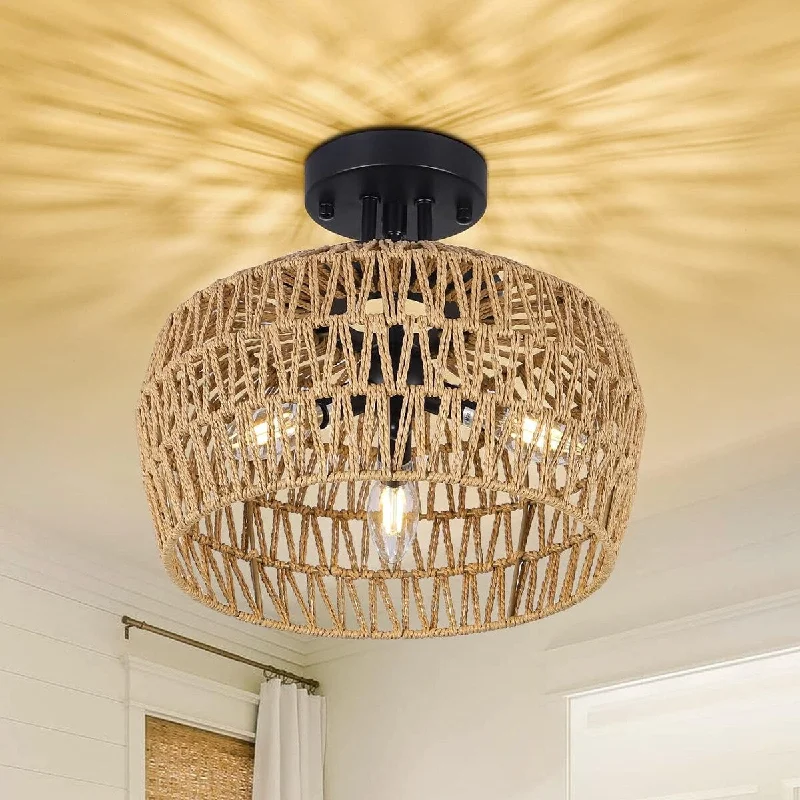 Chandeliers with Candle - Style Bulbs for a Classic AestheticChandeliers with Candle - Style Bulbs for a Classic AestheticSemi Flush Mount Ceiling Light, Woven Close to Ceiling Light for Bedroom Hallway Living Room Kitchen Chandeliers with Candle - Style Bulbs for a Classic AestheticChandeliers with Candle - Style Bulbs for a Classic AestheticSemi Flush Mount Ceiling Light, Woven Close to Ceiling Light for Bedroom Hallway Living Room Kitchen
