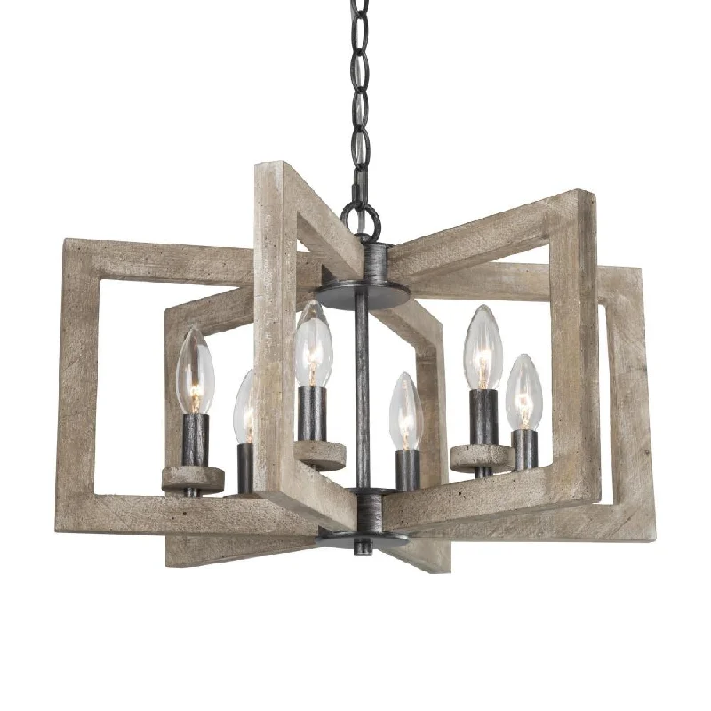 Ceiling - Mounted Chandeliers for Standard CeilingsCeiling - Mounted Chandeliers for Standard CeilingsSOLO 6-Light Small Wood Chandelier Ceiling - Mounted Chandeliers for Standard CeilingsCeiling - Mounted Chandeliers for Standard CeilingsSOLO 6-Light Small Wood Chandelier