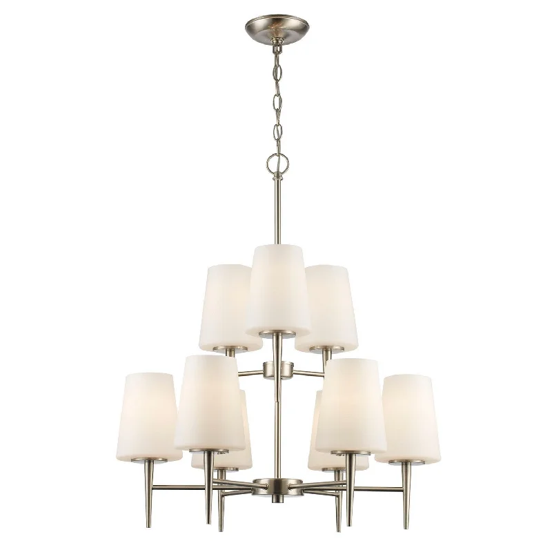 Chandeliers with Adjustable Height for Custom InstallationChandeliers with Adjustable Height for Custom InstallationNine Light Chandelier