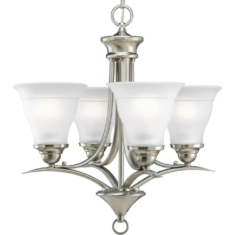 Chandeliers with Metal Frames in Bronze FinishChandeliers with Metal Frames in Bronze FinishTrinity Collection Four-Light Brushed Nickel Etched Glass Traditional Chandelier Light Chandeliers with Metal Frames in Bronze FinishChandeliers with Metal Frames in Bronze FinishTrinity Collection Four-Light Brushed Nickel Etched Glass Traditional Chandelier Light