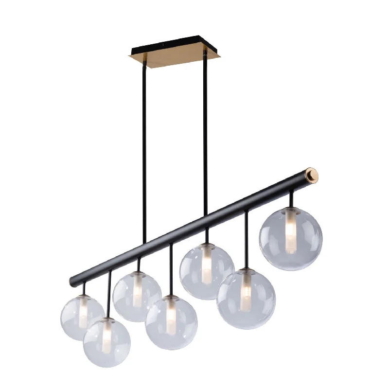 Tropical - Themed Ceiling Lights with Palm - Leaf Shapes and Rattan WrapsTropical - Themed Ceiling Lights with Palm - Leaf Shapes and Rattan WrapsArtcraft Aurelia AC11767VB Pendant Light - Matte Black & Brass Tropical - Themed Ceiling Lights with Palm - Leaf Shapes and Rattan WrapsTropical - Themed Ceiling Lights with Palm - Leaf Shapes and Rattan WrapsArtcraft Aurelia AC11767VB Pendant Light - Matte Black & Brass