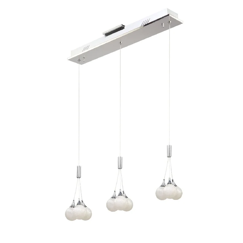 Glass Ceiling Lights with Frosted, Colored, or Etched GlassGlass Ceiling Lights with Frosted, Colored, or Etched GlassArtcraft Odyssey AC7579 Pendant Light - Chrome Glass Ceiling Lights with Frosted, Colored, or Etched GlassGlass Ceiling Lights with Frosted, Colored, or Etched GlassArtcraft Odyssey AC7579 Pendant Light - Chrome