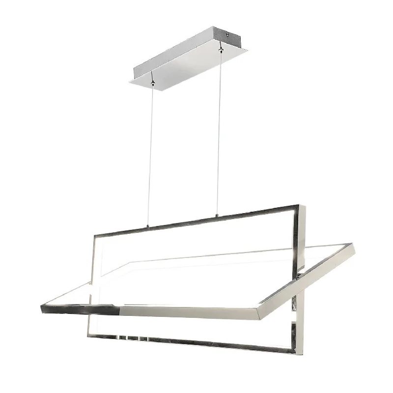 Crystal Ceiling Lights with High - Quality Swarovski CrystalsCrystal Ceiling Lights with High - Quality Swarovski CrystalsArtcraft Linear SC13141CH Pendant Light - Chrome