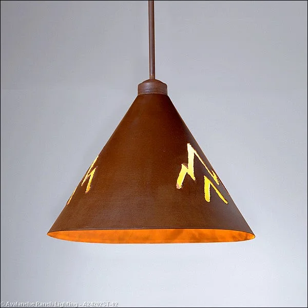 Glass Ceiling Lights with Frosted, Colored, or Etched GlassGlass Ceiling Lights with Frosted, Colored, or Etched GlassAvalanche Ranch Canyon Rust Patina A24202ST-02 Pendant Light - Rust Patina Glass Ceiling Lights with Frosted, Colored, or Etched GlassGlass Ceiling Lights with Frosted, Colored, or Etched GlassAvalanche Ranch Canyon Rust Patina A24202ST-02 Pendant Light - Rust Patina