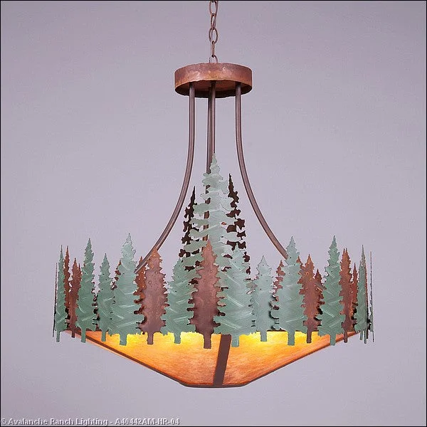 African - Inspired Ceiling Lights with Tribal Patterns and Natural MaterialsAfrican - Inspired Ceiling Lights with Tribal Patterns and Natural MaterialsAvalanche Ranch Crestline-Pine Tree A40442AM-HR-04 Pendant Light - Pine Green/Rust Patina African - Inspired Ceiling Lights with Tribal Patterns and Natural MaterialsAfrican - Inspired Ceiling Lights with Tribal Patterns and Natural MaterialsAvalanche Ranch Crestline-Pine Tree A40442AM-HR-04 Pendant Light - Pine Green/Rust Patina