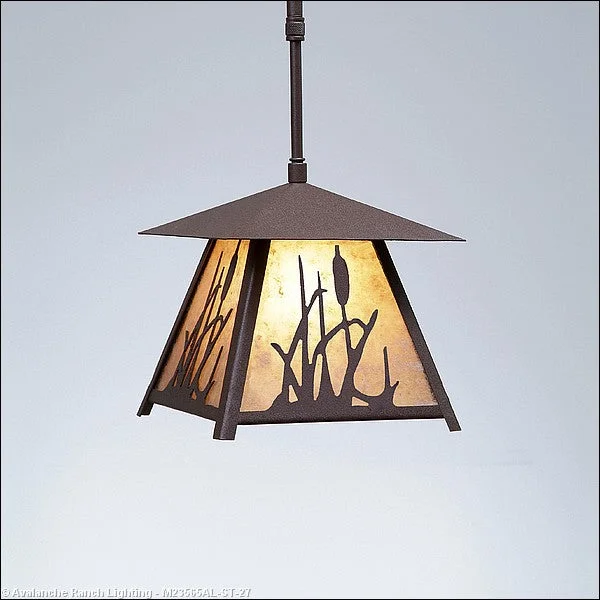 Tropical - Themed Ceiling Lights with Palm - Leaf Shapes and Rattan WrapsTropical - Themed Ceiling Lights with Palm - Leaf Shapes and Rattan WrapsAvalanche Ranch Smoky Mountain-Cattails M23565AL-ST-27 Pendant Light - Rustic Brown Tropical - Themed Ceiling Lights with Palm - Leaf Shapes and Rattan WrapsTropical - Themed Ceiling Lights with Palm - Leaf Shapes and Rattan WrapsAvalanche Ranch Smoky Mountain-Cattails M23565AL-ST-27 Pendant Light - Rustic Brown