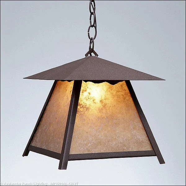 Metal Ceiling Lights in Brass, Copper, Stainless Steel, and IronMetal Ceiling Lights in Brass, Copper, Stainless Steel, and IronAvalanche Ranch Smoky Mountain-Rustic Plain M23601AL-CH-27 Pendant Light - Rustic Brown