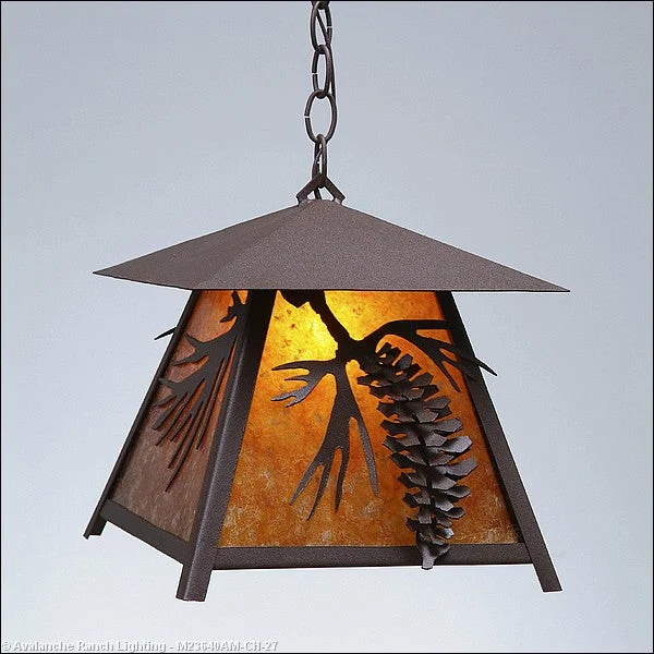 Retro Ceiling Lights Inspired by the 1950s and 1960s DesignRetro Ceiling Lights Inspired by the 1950s and 1960s DesignAvalanche Ranch Smoky Mountain-Spruce Cone M23640AM-CH-27 Pendant Light - Rustic Brown Retro Ceiling Lights Inspired by the 1950s and 1960s DesignRetro Ceiling Lights Inspired by the 1950s and 1960s DesignAvalanche Ranch Smoky Mountain-Spruce Cone M23640AM-CH-27 Pendant Light - Rustic Brown