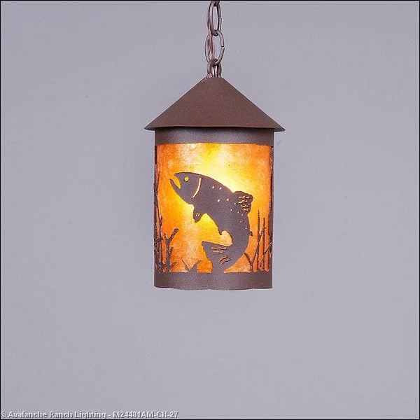 Metal Ceiling Lights in Brass, Copper, Stainless Steel, and IronMetal Ceiling Lights in Brass, Copper, Stainless Steel, and IronAvalanche Ranch Cascade Lantern-Trout M24481AM-CH-27 Pendant Light - Rustic Brown Metal Ceiling Lights in Brass, Copper, Stainless Steel, and IronMetal Ceiling Lights in Brass, Copper, Stainless Steel, and IronAvalanche Ranch Cascade Lantern-Trout M24481AM-CH-27 Pendant Light - Rustic Brown