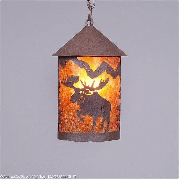 Glass Ceiling Lights with Frosted, Colored, or Etched GlassGlass Ceiling Lights with Frosted, Colored, or Etched GlassAvalanche Ranch Cascade Lantern-Alaska Moose M24522AM-CH-27 Pendant Light - Rustic Brown Glass Ceiling Lights with Frosted, Colored, or Etched GlassGlass Ceiling Lights with Frosted, Colored, or Etched GlassAvalanche Ranch Cascade Lantern-Alaska Moose M24522AM-CH-27 Pendant Light - Rustic Brown