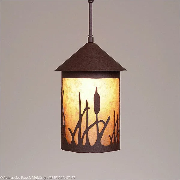 Art Nouveau Ceiling Lights with Organic, Flowing ShapesArt Nouveau Ceiling Lights with Organic, Flowing ShapesAvalanche Ranch Cascade Lantern-Cattails M24565AL-ST-27 Pendant Light - Rustic Brown Art Nouveau Ceiling Lights with Organic, Flowing ShapesArt Nouveau Ceiling Lights with Organic, Flowing ShapesAvalanche Ranch Cascade Lantern-Cattails M24565AL-ST-27 Pendant Light - Rustic Brown