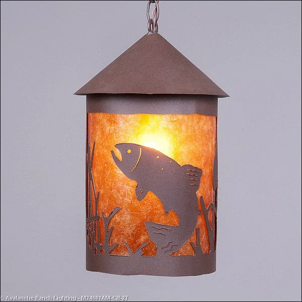 African - Inspired Ceiling Lights with Tribal Patterns and Natural MaterialsAfrican - Inspired Ceiling Lights with Tribal Patterns and Natural MaterialsAvalanche Ranch Cascade Lantern-Trout M24681AM-CH-27 Pendant Light - Rustic Brown African - Inspired Ceiling Lights with Tribal Patterns and Natural MaterialsAfrican - Inspired Ceiling Lights with Tribal Patterns and Natural MaterialsAvalanche Ranch Cascade Lantern-Trout M24681AM-CH-27 Pendant Light - Rustic Brown