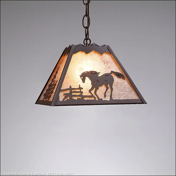 Steampunk Ceiling Lights with Gears, Cogs, and Brass AccentsSteampunk Ceiling Lights with Gears, Cogs, and Brass AccentsAvalanche Ranch Rocky Mountain-Mountain Horse Rustic Brown M26335AL-CH-27 Pendant Light - Rustic Brown Steampunk Ceiling Lights with Gears, Cogs, and Brass AccentsSteampunk Ceiling Lights with Gears, Cogs, and Brass AccentsAvalanche Ranch Rocky Mountain-Mountain Horse Rustic Brown M26335AL-CH-27 Pendant Light - Rustic Brown
