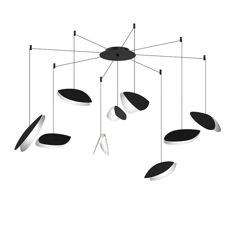 Tropical - Themed Ceiling Lights with Palm - Leaf Shapes and Rattan WrapsTropical - Themed Ceiling Lights with Palm - Leaf Shapes and Rattan WrapsSonneman 2905 Papillons 9-lt 31" LED Pendant Tropical - Themed Ceiling Lights with Palm - Leaf Shapes and Rattan WrapsTropical - Themed Ceiling Lights with Palm - Leaf Shapes and Rattan WrapsSonneman 2905 Papillons 9-lt 31" LED Pendant