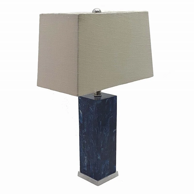 metal table lamps with a matte black finish for a sleek appearancemetal table lamps with a matte black finish for a sleek appearance18x8x22" Square Blue Resin Inlay Table Lamp With Shade Indigo Blue metal table lamps with a matte black finish for a sleek appearancemetal table lamps with a matte black finish for a sleek appearance18x8x22" Square Blue Resin Inlay Table Lamp With Shade Indigo Blue