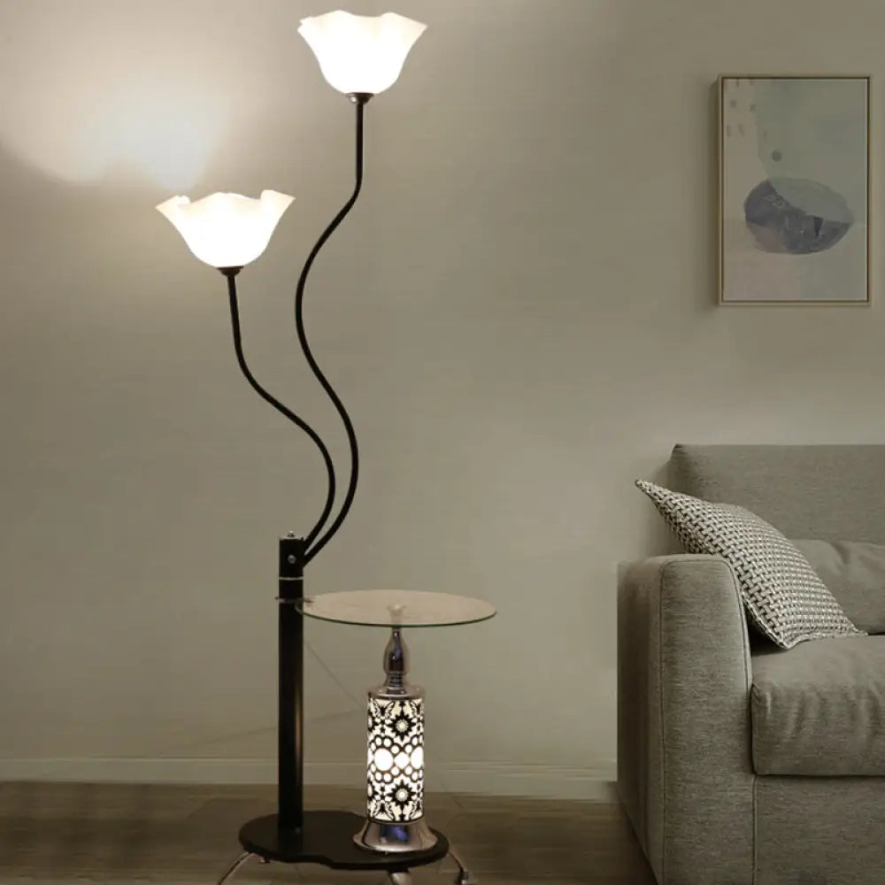 modern minimalist table lamps for contemporary living roomsmodern minimalist table lamps for contemporary living roomsCountry Black Frosted Glass Standing Floor Lamp with Tray - 3 Bulbs Open-Top Flower Floor Light modern minimalist table lamps for contemporary living roomsmodern minimalist table lamps for contemporary living roomsCountry Black Frosted Glass Standing Floor Lamp with Tray - 3 Bulbs Open-Top Flower Floor Light