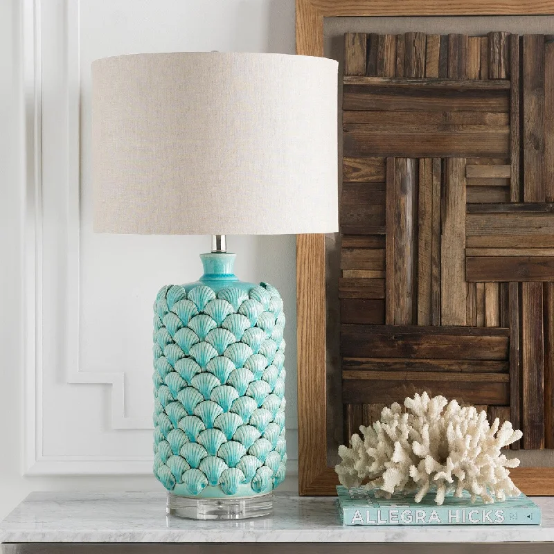 mid century modern table lamps with iconic designs for a stylish studymid century modern table lamps with iconic designs for a stylish studyAlba Table Lamp with Blue Base and White Shade