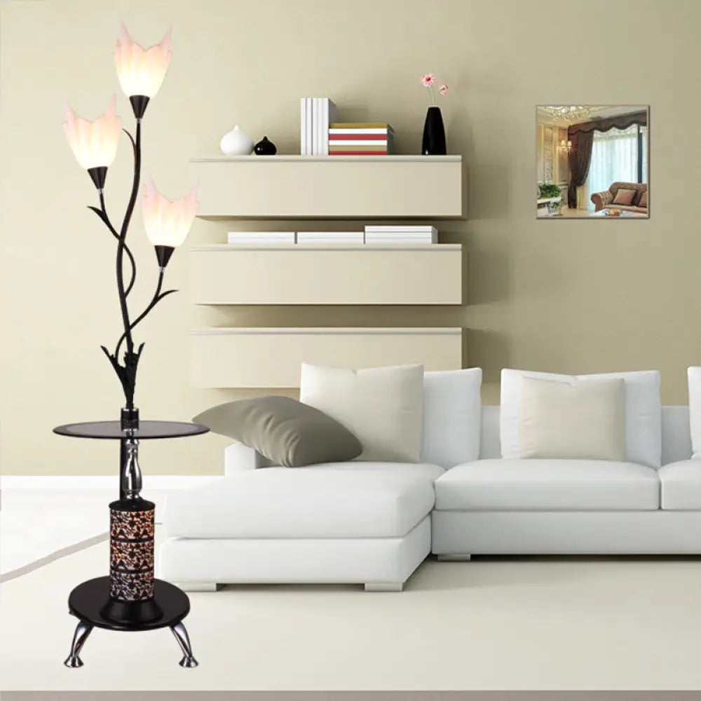 metal table lamps with a matte black finish for a sleek appearancemetal table lamps with a matte black finish for a sleek appearanceModern Black 3-Head Tray Floor Lamp with Acrylic Flower Accent - Ideal for Living Room Décor metal table lamps with a matte black finish for a sleek appearancemetal table lamps with a matte black finish for a sleek appearanceModern Black 3-Head Tray Floor Lamp with Acrylic Flower Accent - Ideal for Living Room Décor