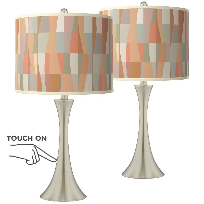 bohemian table lamps with colorful patterns for eclectic bedroomsbohemian table lamps with colorful patterns for eclectic bedroomsBrushed Nickel Touch Table Lamps Set of 2 - 13" x 26" bohemian table lamps with colorful patterns for eclectic bedroomsbohemian table lamps with colorful patterns for eclectic bedroomsBrushed Nickel Touch Table Lamps Set of 2 - 13" x 26"