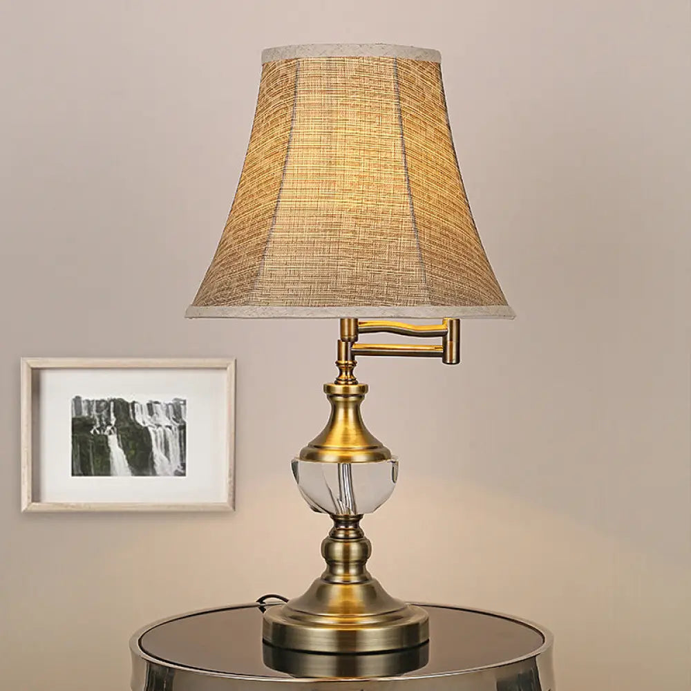 fabric table lamps with a linen shade for a relaxed and breathable lookfabric table lamps with a linen shade for a relaxed and breathable lookTraditional Style Nightstand Light - Beige/Light Brown Crystal Bell Lamp for Bedroom fabric table lamps with a linen shade for a relaxed and breathable lookfabric table lamps with a linen shade for a relaxed and breathable lookTraditional Style Nightstand Light - Beige/Light Brown Crystal Bell Lamp for Bedroom