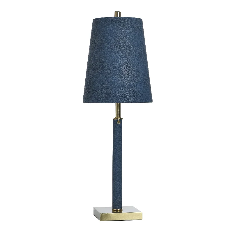Blue Shagreen, Brushed Brass, Navy Blue