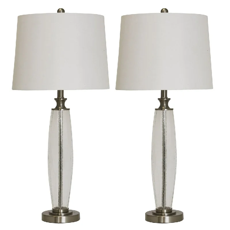 crystal table lamps with dazzling prisms for a glamorous effectcrystal table lamps with dazzling prisms for a glamorous effectHammered Glass And Steel Table Lamps - Set of 2 - White Linen Shades crystal table lamps with dazzling prisms for a glamorous effectcrystal table lamps with dazzling prisms for a glamorous effectHammered Glass And Steel Table Lamps - Set of 2 - White Linen Shades