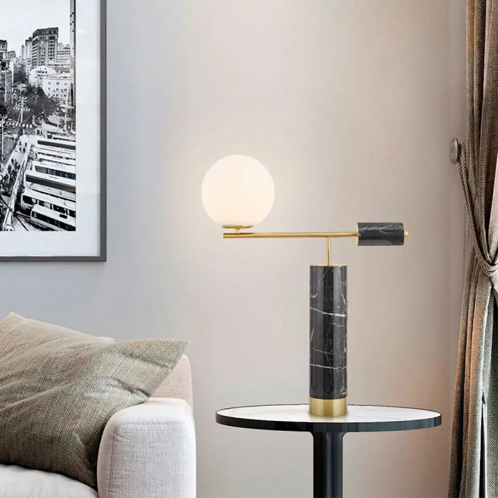 crystal table lamps with dazzling prisms for a glamorous effectcrystal table lamps with dazzling prisms for a glamorous effectModern Milky Glass Nightstand Lamp - 1-Bulb Black Table Light for Living Room
