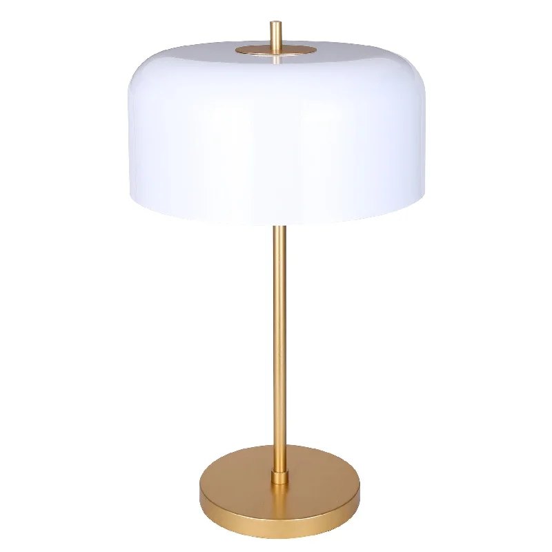 coastal style table lamps with nautical elements for beach housescoastal style table lamps with nautical elements for beach housesMILLI 23 in. Gold Table Lamp with Matte White Metal Shade and Line Switch