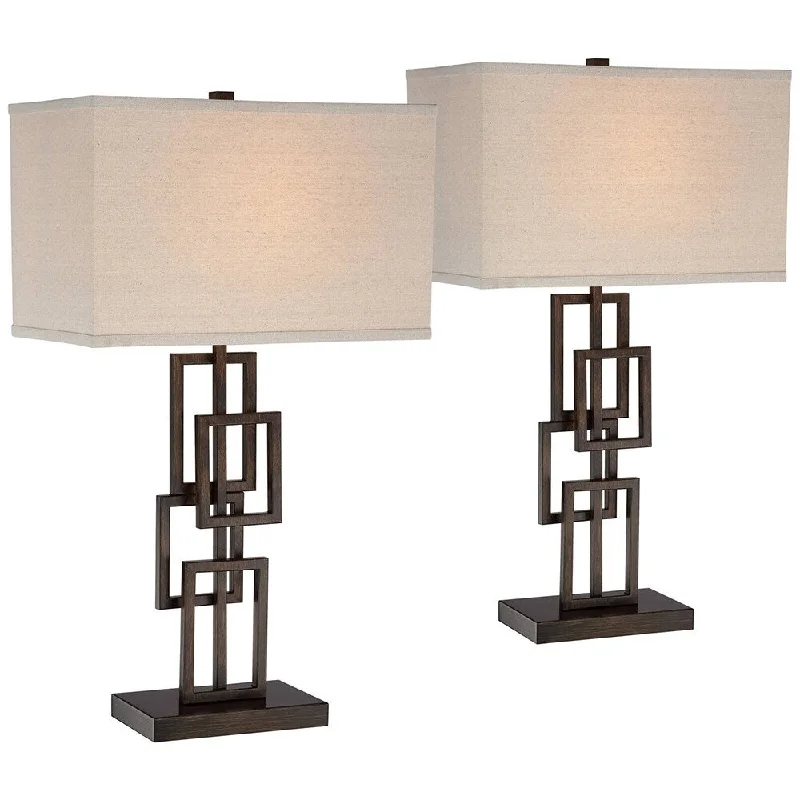 rustic farmhouse table lamps for cozy kitchensrustic farmhouse table lamps for cozy kitchensModern Industrial Table Lamps 26 1/2" High Set of 2 Dark Bronze - 15" x 26" rustic farmhouse table lamps for cozy kitchensrustic farmhouse table lamps for cozy kitchensModern Industrial Table Lamps 26 1/2" High Set of 2 Dark Bronze - 15" x 26"