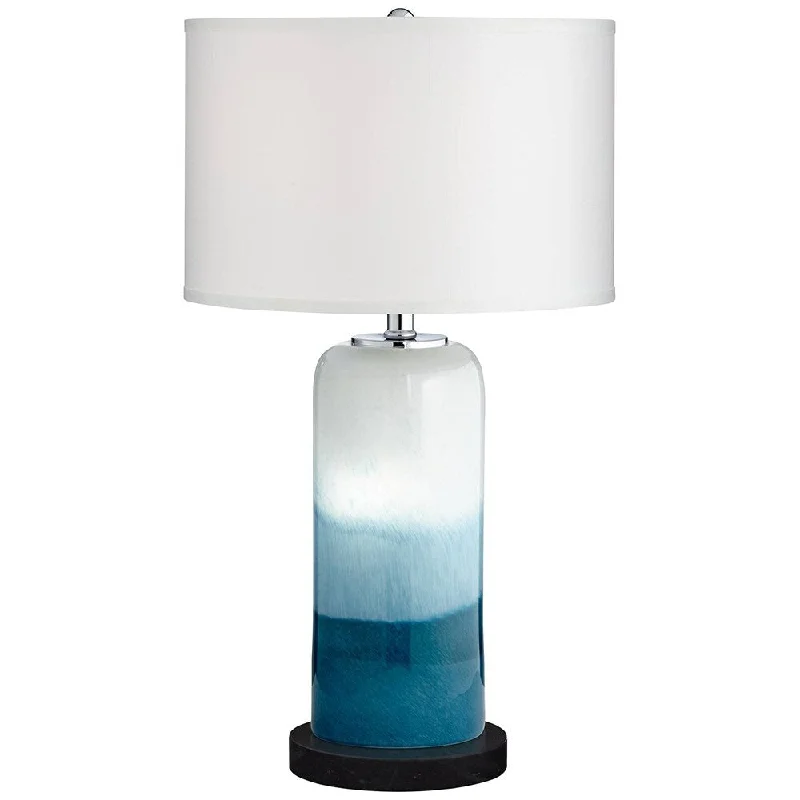 leather table lamps with a distressed texture for a rugged charmleather table lamps with a distressed texture for a rugged charmModern Table Lamp Black Riser 25" High Blue Art Glass LED Nightlight - 14" x 25"