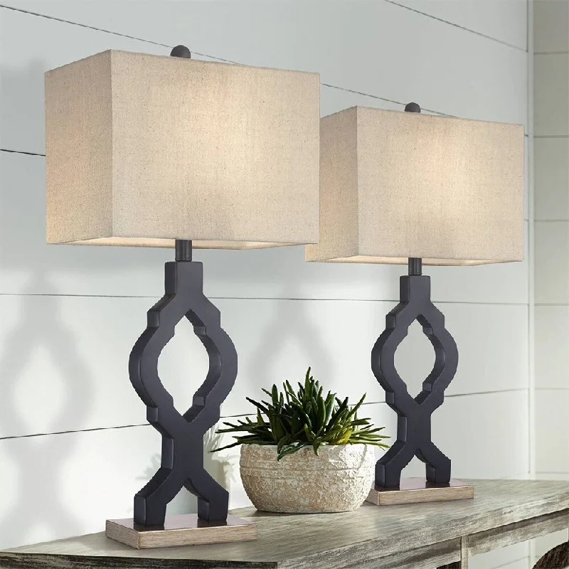 gothic style table lamps with dark finishes for a mysterious lookgothic style table lamps with dark finishes for a mysterious lookModern Table Lamps 26 1/2" High Set of 2 Black Quatrefoil for Bedroom - 14" x 26" gothic style table lamps with dark finishes for a mysterious lookgothic style table lamps with dark finishes for a mysterious lookModern Table Lamps 26 1/2" High Set of 2 Black Quatrefoil for Bedroom - 14" x 26"