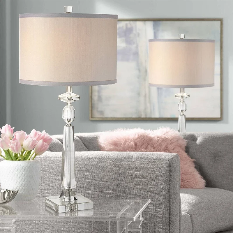 crystal table lamps with dazzling prisms for a glamorous effectcrystal table lamps with dazzling prisms for a glamorous effectModern Table Lamps Set of 2 Crystal Column Living Room Family Bedroom - 13" x 27" crystal table lamps with dazzling prisms for a glamorous effectcrystal table lamps with dazzling prisms for a glamorous effectModern Table Lamps Set of 2 Crystal Column Living Room Family Bedroom - 13" x 27"