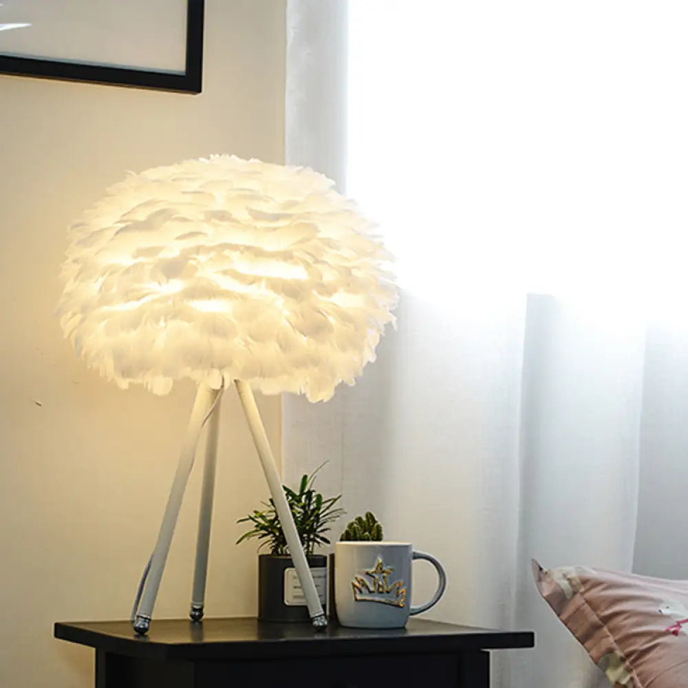 glass table lamps with a frosted surface for soft light diffusionglass table lamps with a frosted surface for soft light diffusionNordic Feather Tripod Table Lamp- Bedroom Night Light with Globe Shade in White glass table lamps with a frosted surface for soft light diffusionglass table lamps with a frosted surface for soft light diffusionNordic Feather Tripod Table Lamp- Bedroom Night Light with Globe Shade in White