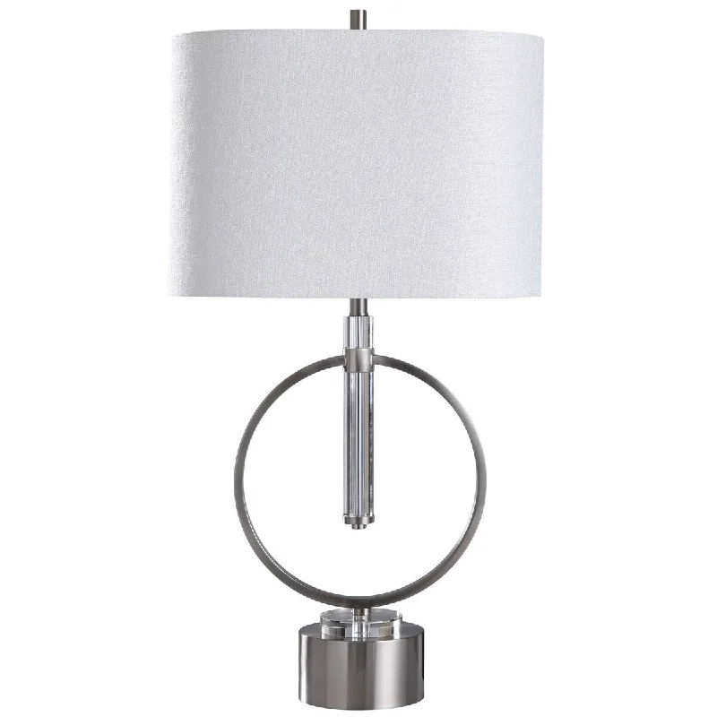 rustic farmhouse table lamps for cozy kitchensrustic farmhouse table lamps for cozy kitchensStyleCraft Brushed Steel Suspended Crystal Glass Stem with Circular Frame Table Lamp rustic farmhouse table lamps for cozy kitchensrustic farmhouse table lamps for cozy kitchensStyleCraft Brushed Steel Suspended Crystal Glass Stem with Circular Frame Table Lamp